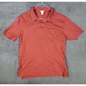 LL Bean Polo Shirt Men's Large Tall Short Sleeve Pima Cotton Casual